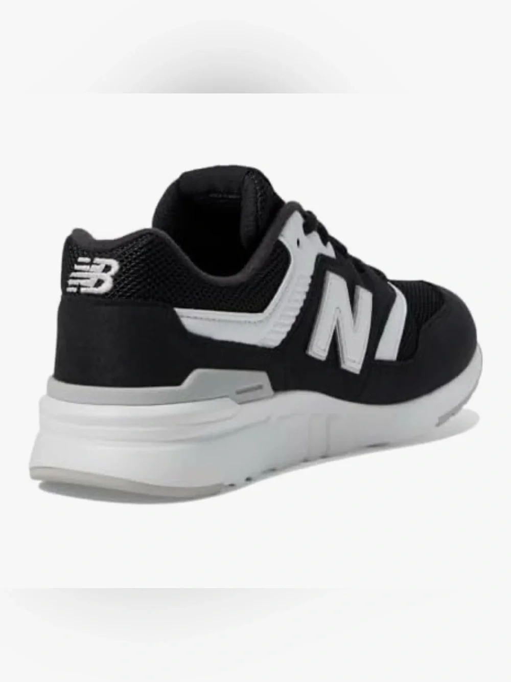 New Balance Men’s Black and White Athletic Sneakers